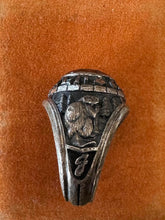 Load image into Gallery viewer, Vintage 1977 Sterling Silver Jamaica High School Jamaica Queens NY Class Ring US 9.5
