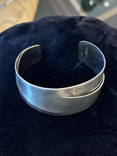 Load image into Gallery viewer, Vintage 1950s REBAJES Sterling Silver Modernist Sculptural Wide Cuff Bracelet

