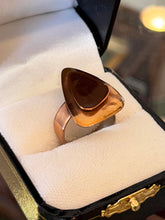Load image into Gallery viewer, Vintage 1960s ORB Otto Robert Bade Copper Dimensional Triangle Ring Adjustable
