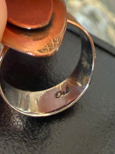 Load image into Gallery viewer, Vintage 1960s ORB Otto Robert Bade Copper Dimensional Triangle Ring Adjustable
