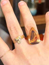 Load image into Gallery viewer, Vintage 1960s ORB Otto Robert Bade Copper Dimensional Triangle Ring Adjustable
