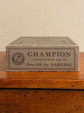 Load image into Gallery viewer, Antique Gudebrod Bros Silk Co Champion Pure Silk for Darning Spools Original Box
