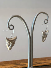 Load image into Gallery viewer, Vintage Sterling Silver Feline Style Mask Dangle Drop Earrings
