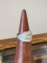 Load image into Gallery viewer, Vintage Signed C&amp;C Clark &amp; Coombs Sterling Silver Clear Rhinestone Ring US 7.25
