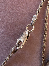 Load image into Gallery viewer, Vintage Hand Carved Black Stone Figa Fist Gold Plated Sterling Silver Necklace
