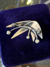 Load image into Gallery viewer, Vintage 1960s Midcentury ORB Otto Robert Bade Sterling Silver Modernist Brooch

