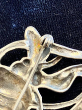 Load image into Gallery viewer, Sterling Silver Vintage Art Nouveau Revival Fairy Nymph Brooch Pin | Tulip
