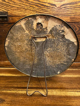 Load image into Gallery viewer, Our Lady Pompeii Antique 1920s-30s Religious Wall Medallion &amp; Easel Brass
