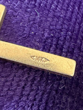 Load image into Gallery viewer, Vintage Solid 14K Yellow Gold Etched Cross Pendant Religious
