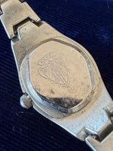 Load image into Gallery viewer, Vintage 1990s Y2K Gucci Silver Tone Bubble Watch Baby Blue Quartz Women's Watch
