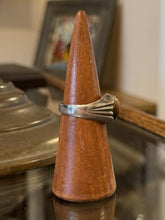 Load image into Gallery viewer, Vintage Southwestern Art Deco Revival Sterling Silver Tiger's Eye Ring US 10.25
