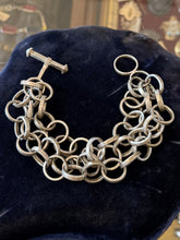 Load image into Gallery viewer, VTG Tiffany &amp; Co. Paloma Picasso Interlocking Circle Multi Chain Toggle Bracelet
