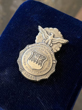 Load image into Gallery viewer, VTG Security Police United States Department of the Air Force Silver Tone Pin
