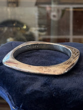 Load image into Gallery viewer, VTG Signed SSD Simon Sebbag Sterling Silver Electroform Square Bangle Bracelet
