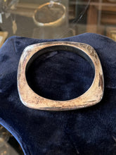 Load image into Gallery viewer, VTG Signed SSD Simon Sebbag Sterling Silver Electroform Square Bangle Bracelet
