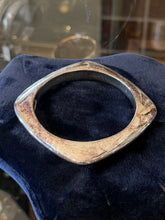Load image into Gallery viewer, VTG Signed SSD Simon Sebbag Sterling Silver Electroform Square Bangle Bracelet
