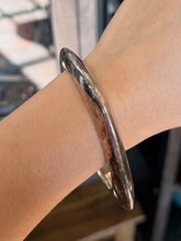 Load image into Gallery viewer, VTG Signed SSD Simon Sebbag Sterling Silver Electroform Square Bangle Bracelet
