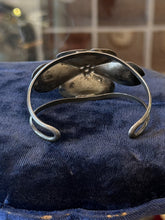 Load image into Gallery viewer, Vintage Signed Stuart Nye Sterling Silver Dogwood Floral Cuff Bracelet
