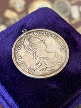 Load image into Gallery viewer, Vintage Silver Restrike 1780 Maria Theresa Thaler Vienna Austria Coin Pendant
