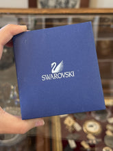 Load image into Gallery viewer, Swarovski Sterling Silver &amp; Crystal Two Tone Hexagonal Pendant Necklace in Box

