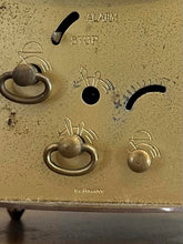 Load image into Gallery viewer, Vintage Midcentury Kandel Germany Travel Alarm Clock Mother of Pearl &amp; Brass
