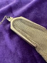 Load image into Gallery viewer, Antique Art Deco Whiting &amp; Davis Metal Mesh Purse Circa 1920s Blue Stone Vintage
