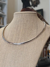 Load image into Gallery viewer, Vintage 1990s 925 ITALY Sterling Silver 6mm Omega Chain Necklace 16"
