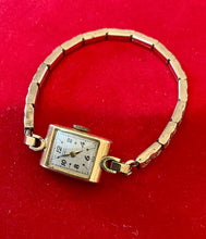 Load image into Gallery viewer, Vintage 1950s Girard Perregaux 1/20 10K Gold Filled Top Ladies Watch Mechanical
