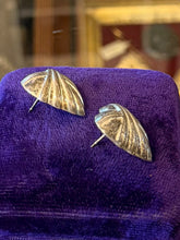 Load image into Gallery viewer, Vintage 1990s Sterling Silver Puffy Heart Statement Stud Pierced Earrings
