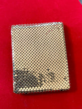 Load image into Gallery viewer, Vintage 1950s 1960s Whiting &amp; Davis Gold Tone Mesh Bifold Wallet Midcentury
