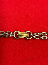 Load image into Gallery viewer, Vintage Midcentury Hollycraft Butterfly Double Strand Pendant Necklace Layering
