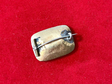 Load image into Gallery viewer, Antique Georgian Gold Filled Black Enamel Mourning Hair Brooch Pin C-Clasp Mini
