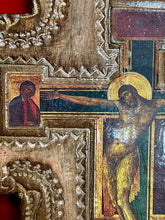Load image into Gallery viewer, Vintage Florentine Gilt San Damiano Crucifix Cross Religious Wall Plaque

