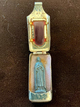 Load image into Gallery viewer, Vintage 1930s Art Deco German Allemagne Reliquary Pocket Shrine St Theresa
