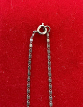 Load image into Gallery viewer, 1920s Art Deco Sterling Silver Camphor Glass Rhinestone Paste Pendant Necklace
