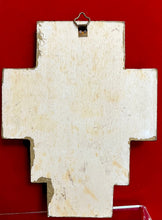 Load image into Gallery viewer, Vintage Florentine Gilt San Damiano Crucifix Cross Religious Wall Plaque
