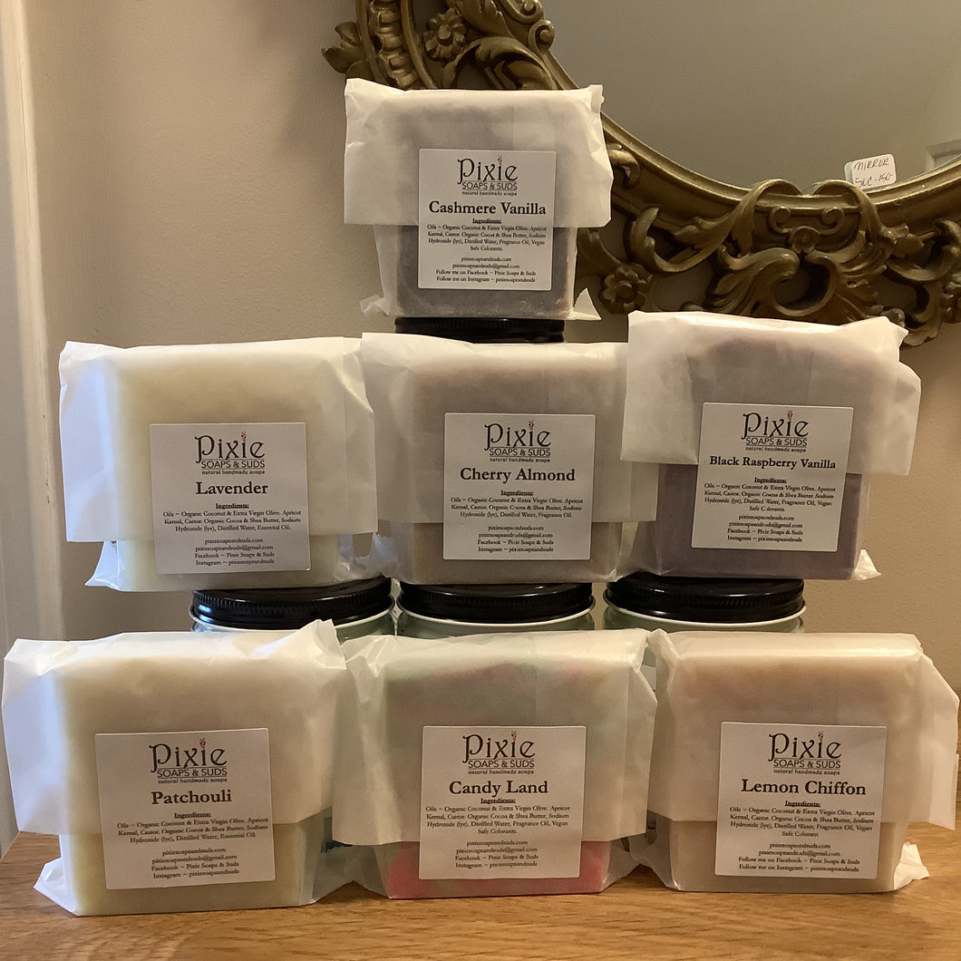PIX - handmade vegan lotion, soap & bath salts by Pixie Soaps & Suds