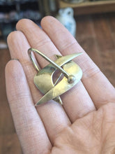 Load image into Gallery viewer, Vintage 1960s Midcentury ORB Otto Robert Bade Sterling Silver Modernist Brooch
