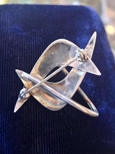 Load image into Gallery viewer, Vintage 1960s Midcentury ORB Otto Robert Bade Sterling Silver Modernist Brooch
