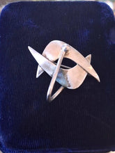 Load image into Gallery viewer, Vintage 1960s Midcentury ORB Otto Robert Bade Sterling Silver Modernist Brooch
