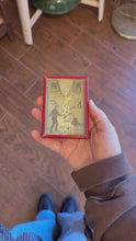 Load and play video in Gallery viewer, c1920s The Bughouse Puzzle Game Dexterity Bug House Toy Ima Nutt | Glass, Tin &amp; Cardboard | Made in USA
