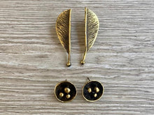 Load image into Gallery viewer, handmade limited edition bronze earrings by turkish designer!
