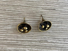 Load image into Gallery viewer, handmade limited edition bronze earrings by turkish designer!
