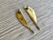 Load image into Gallery viewer, handmade limited edition bronze earrings by turkish designer!
