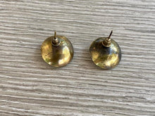 Load image into Gallery viewer, handmade limited edition bronze earrings by turkish designer!
